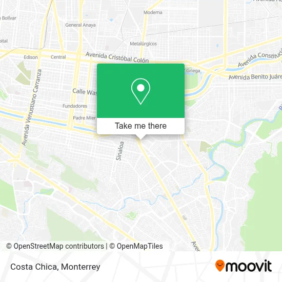 Costa Chica map