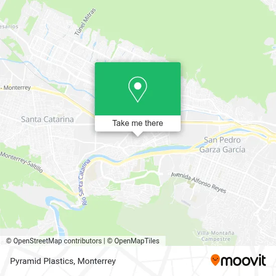 Pyramid Plastics map