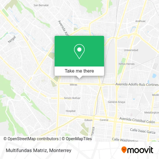 Multifundas Matriz map