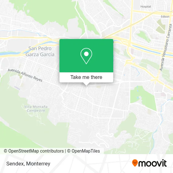 Sendex map
