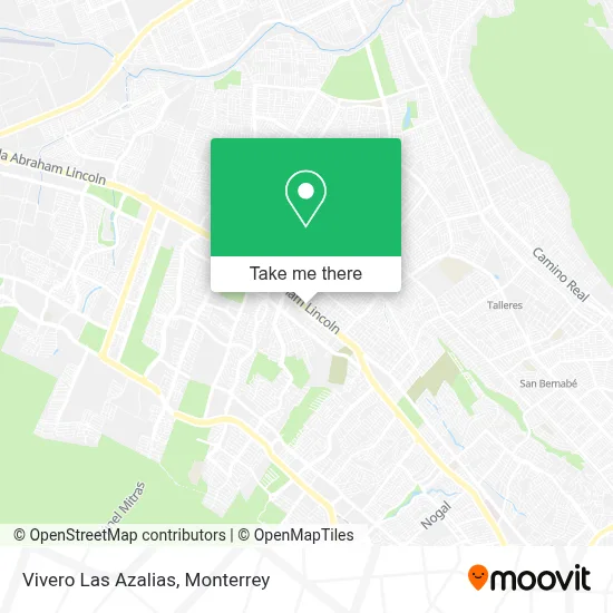 Vivero Las Azalias map