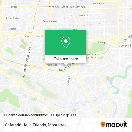 Cafeteria Hello Friends map