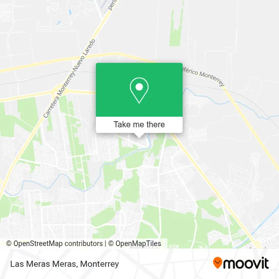 Las Meras Meras map