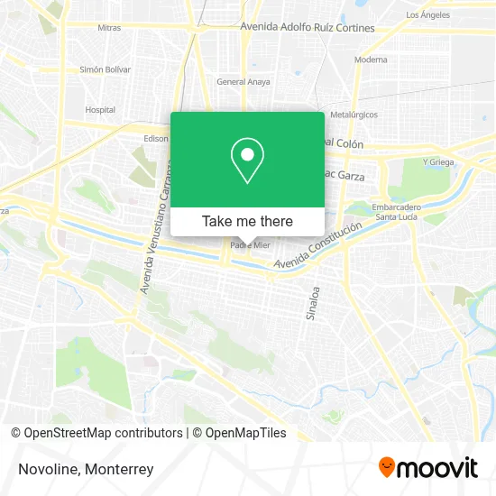 Novoline map