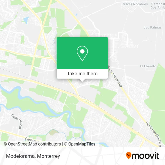 Modelorama map