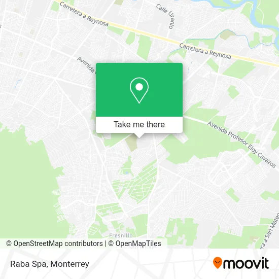 Raba Spa map