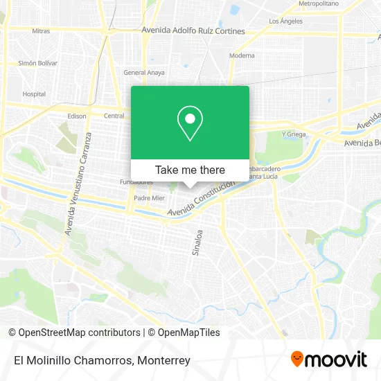 El Molinillo Chamorros map