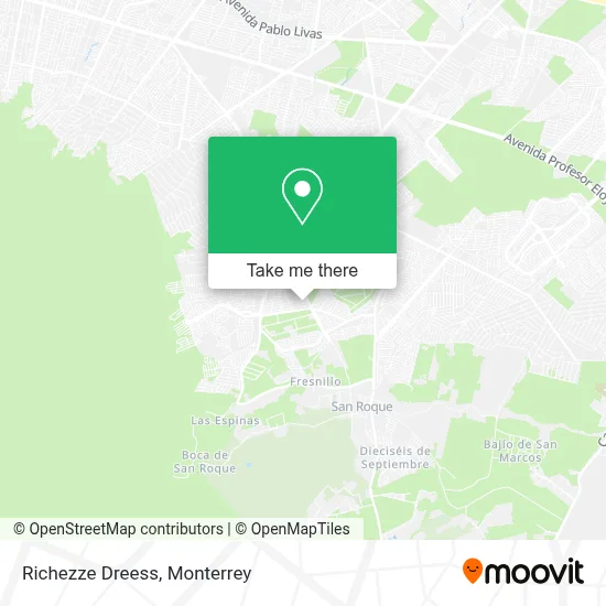 Richezze Dreess map