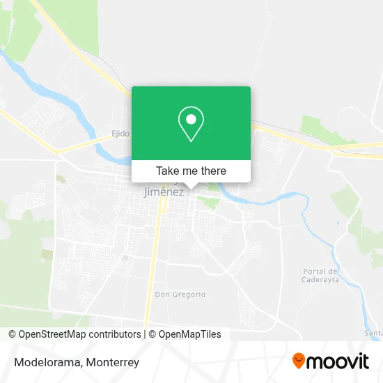 Modelorama map