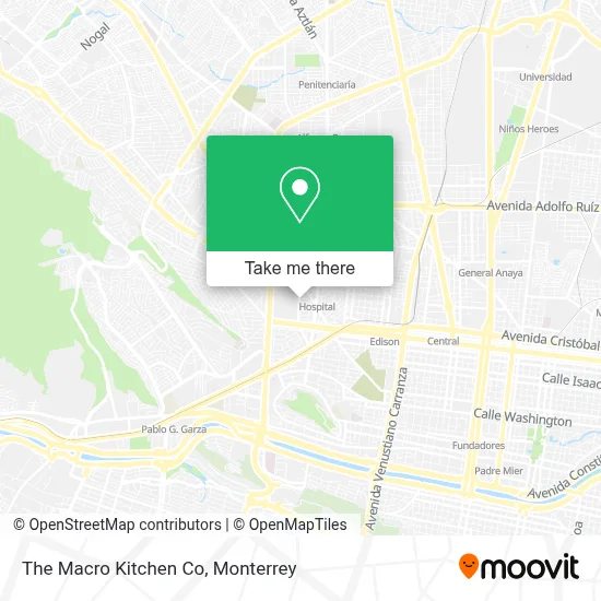 The Macro Kitchen Co map