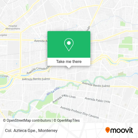 Col. Azteca Gpe. map
