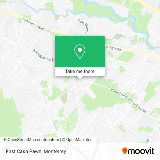 First Cash Pawn map