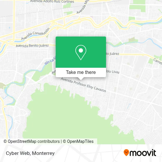 Cyber Web map