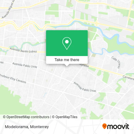 Modelorama map