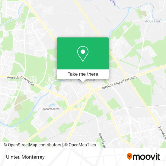 Uinter map