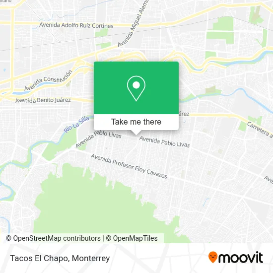Tacos El Chapo map