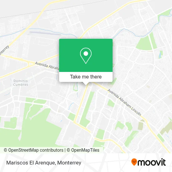 Mariscos El Arenque map