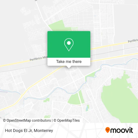 Hot Dogs El Jr map