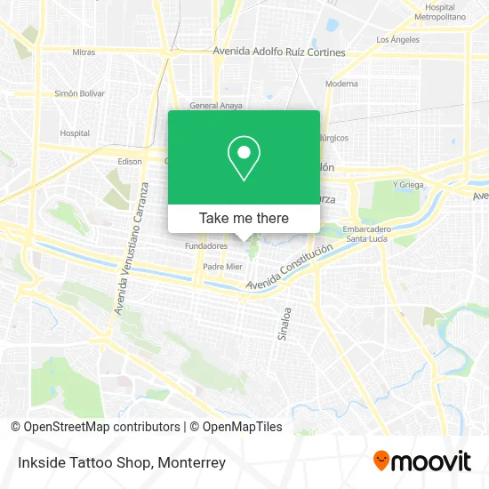 Inkside Tattoo Shop map