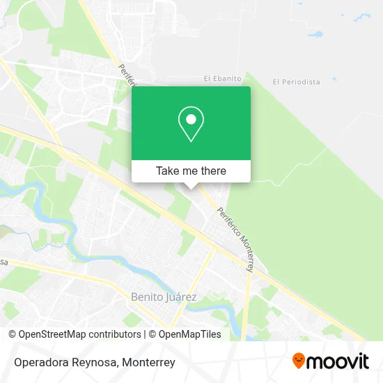 Operadora Reynosa map