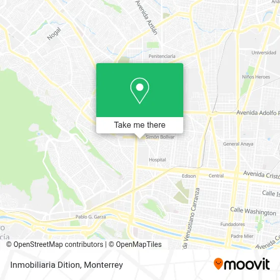 Inmobiliaria Dition map