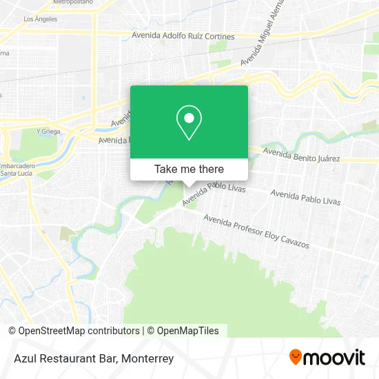 Azul Restaurant Bar map
