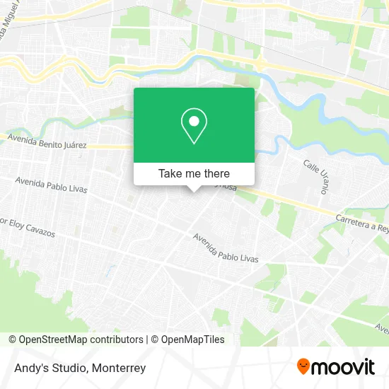 Andy's Studio map