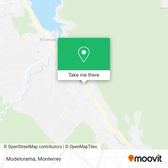 Modelorama map