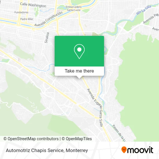 Automotriz Chapis Service map