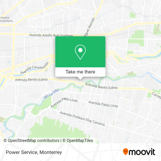 Power Service map