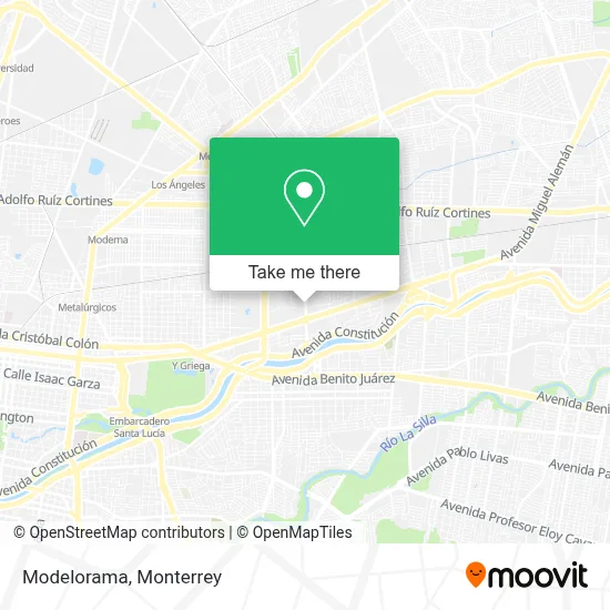 Modelorama map