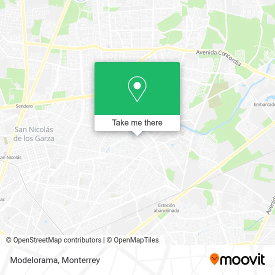 Modelorama map