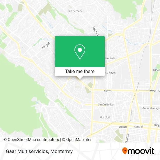 Gaar Multiservicios map