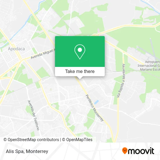 Alis Spa map