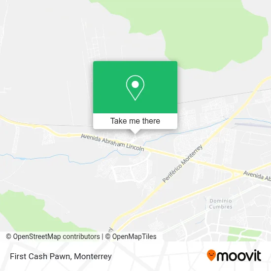 First Cash Pawn map