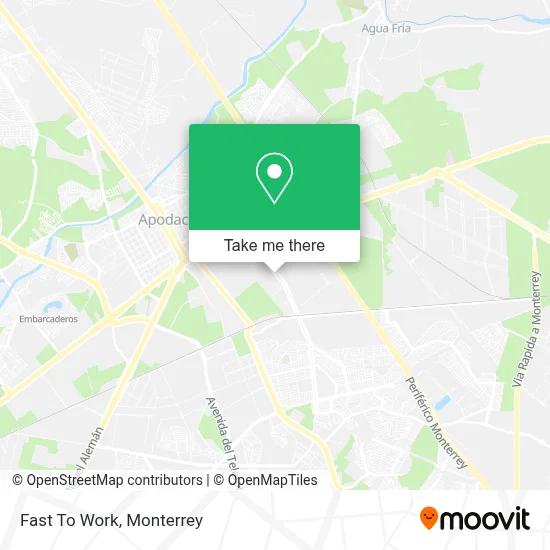 Fast To Work map