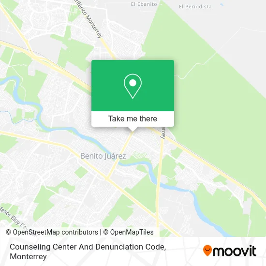 Counseling Center And Denunciation Code map