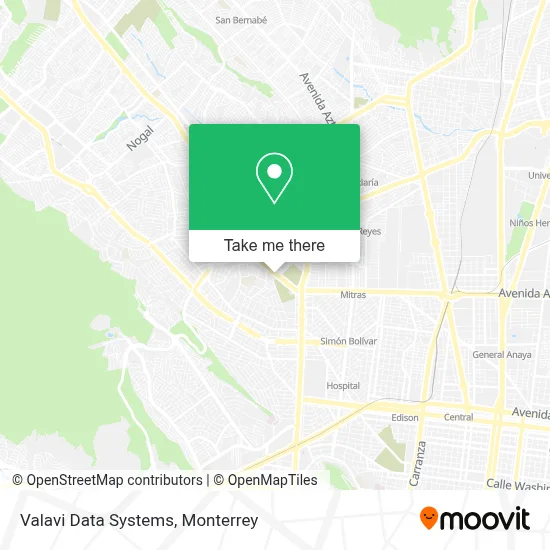 Valavi Data Systems map