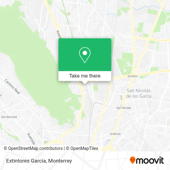 Extintores García map
