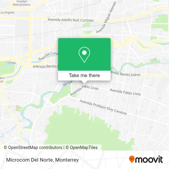 Microcom Del Norte map