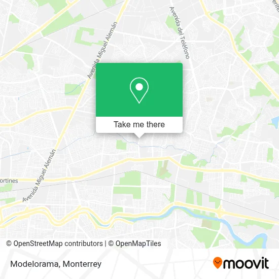 Modelorama map