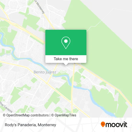 Rody's Panaderia map