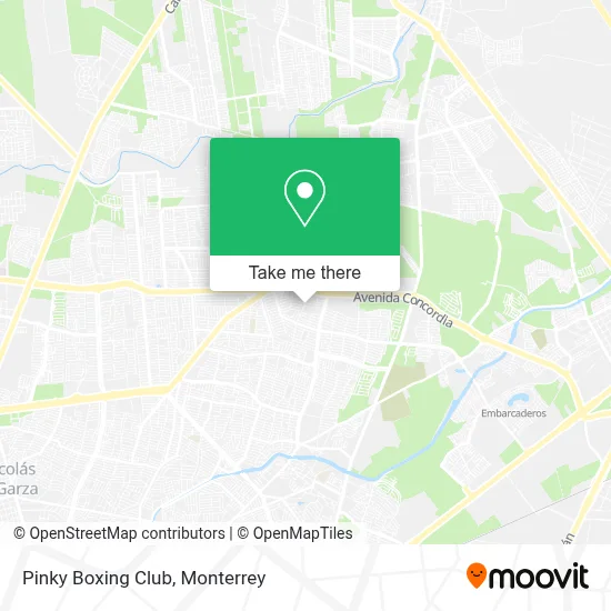 Pinky Boxing Club map