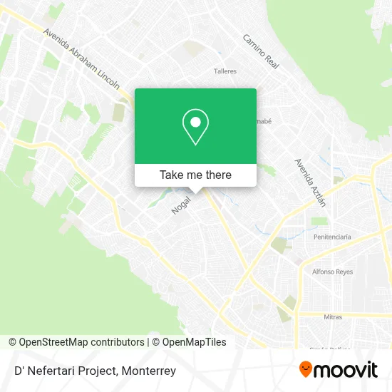 D' Nefertari Project map