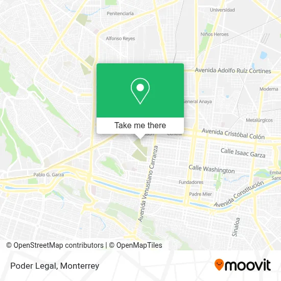 Poder Legal map
