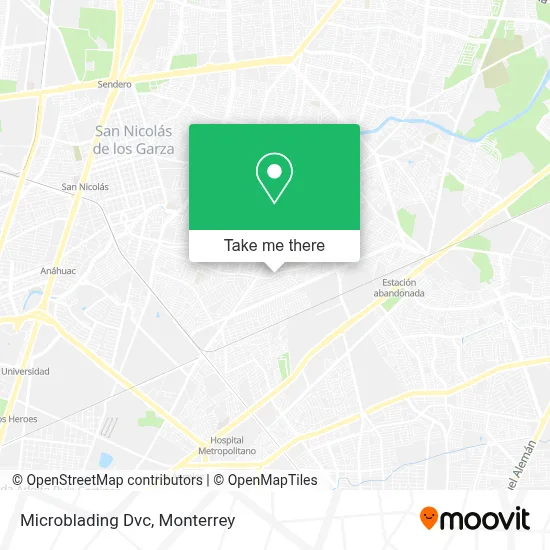 Microblading Dvc map