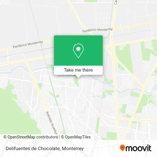 Delifuentes de Chocolate map