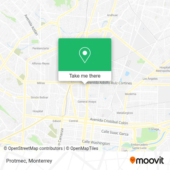 Protmec map