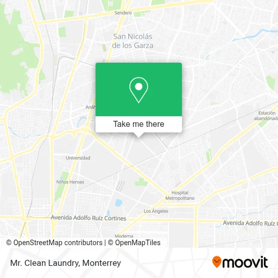 Mr. Clean Laundry map