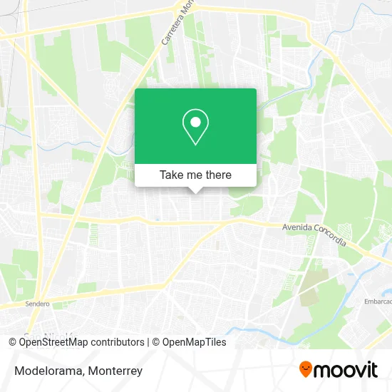 Modelorama map